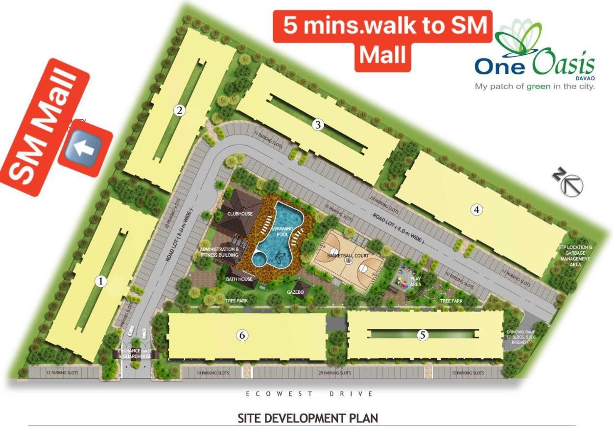 Davao 2Br One Oasis Beside Sm Mall-Wifi Eksteriør bilde
